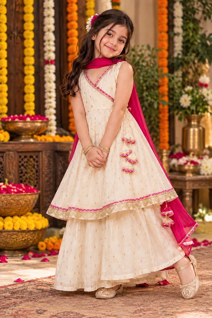 Girls Classic Ethnic Dress